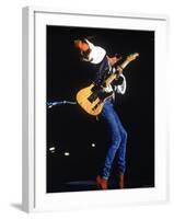 Keith Richards During a Performance by the Rolling Stones-null-Framed Premium Photographic Print