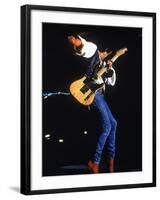 Keith Richards During a Performance by the Rolling Stones-null-Framed Premium Photographic Print