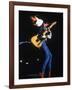 Keith Richards During a Performance by the Rolling Stones-null-Framed Premium Photographic Print