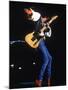Keith Richards During a Performance by the Rolling Stones-null-Mounted Premium Photographic Print
