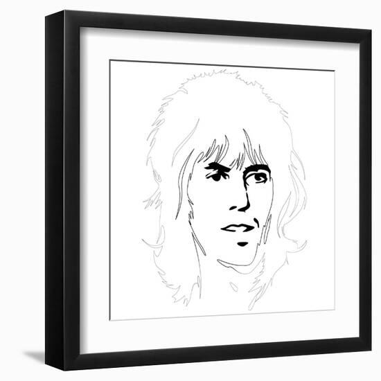 Keith Richards-Logan Huxley-Framed Art Print