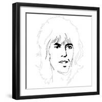 Keith Richards-Logan Huxley-Framed Art Print