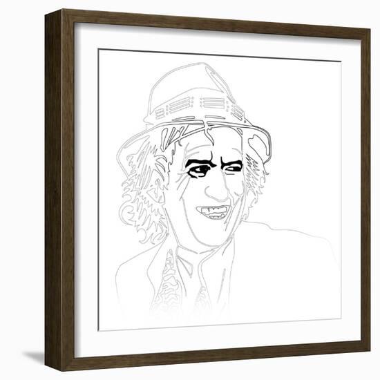 Keith Richards-Logan Huxley-Framed Art Print