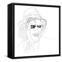 Keith Richards-Logan Huxley-Framed Stretched Canvas