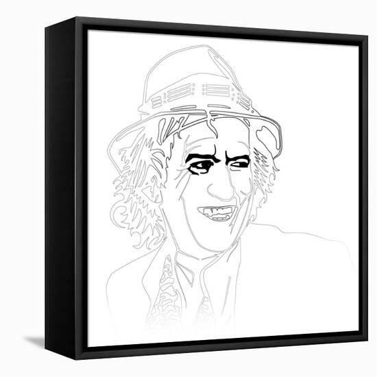 Keith Richards-Logan Huxley-Framed Stretched Canvas