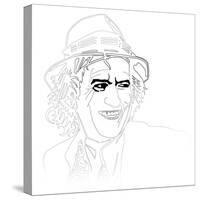 Keith Richards-Logan Huxley-Stretched Canvas