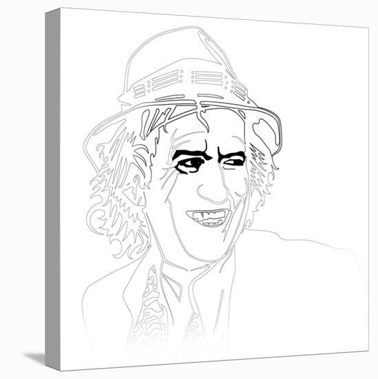 Keith Richards-Logan Huxley-Stretched Canvas