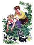 Young Gardener - Child Life-Keith Ward-Giclee Print