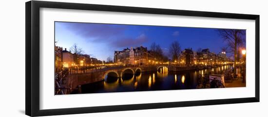 Keizergracht Canal, Leidsegracht Canal, South Holland, Amsterdam, Netherlands-Jim Engelbrecht-Framed Premium Photographic Print