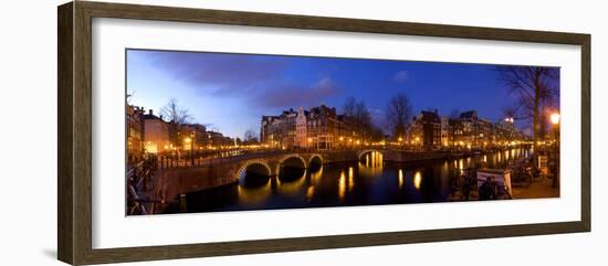 Keizergracht Canal, Leidsegracht Canal, South Holland, Amsterdam, Netherlands-Jim Engelbrecht-Framed Photographic Print