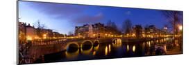 Keizergracht Canal, Leidsegracht Canal, South Holland, Amsterdam, Netherlands-Jim Engelbrecht-Mounted Photographic Print