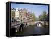 Keizers Gracht, Amsterdam, Holland-Roy Rainford-Framed Stretched Canvas