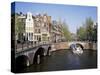 Keizers Gracht, Amsterdam, Holland-Roy Rainford-Stretched Canvas