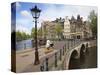 Keizersgracht, Amsterdam, Netherlands, Europe-Amanda Hall-Stretched Canvas