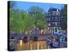 Keizersgracht, Amsterdam, Netherlands-Neil Farrin-Stretched Canvas