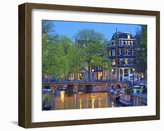 Keizersgracht, Amsterdam, Netherlands-Neil Farrin-Framed Photographic Print