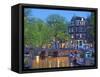 Keizersgracht, Amsterdam, Netherlands-Neil Farrin-Framed Stretched Canvas