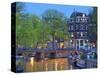 Keizersgracht, Amsterdam, Netherlands-Neil Farrin-Stretched Canvas