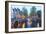 Keizersgracht and Leidsegracht Canals at Dusk, Amsterdam, Netherlands, Europe-Amanda Hall-Framed Photographic Print