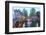 Keizersgracht and Leidsegracht Canals at Dusk, Amsterdam, Netherlands, Europe-Amanda Hall-Framed Photographic Print