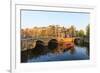 Keizersgracht Canal, Amsterdam, Netherlands, Europe-Amanda Hall-Framed Photographic Print