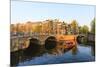 Keizersgracht Canal, Amsterdam, Netherlands, Europe-Amanda Hall-Mounted Photographic Print