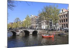 Keizersgracht Canal, Amsterdam, Netherlands, Europe-Amanda Hall-Mounted Photographic Print