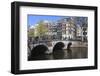 Keizersgracht Canal, Amsterdam, Netherlands, Europe-Amanda Hall-Framed Photographic Print