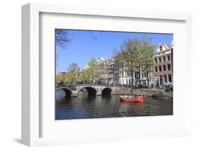 Keizersgracht Canal, Amsterdam, Netherlands, Europe-Amanda Hall-Framed Photographic Print