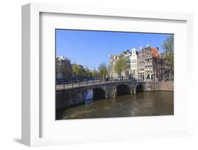 Keizersgracht Canal, Amsterdam, Netherlands, Europe-Amanda Hall-Framed Photographic Print