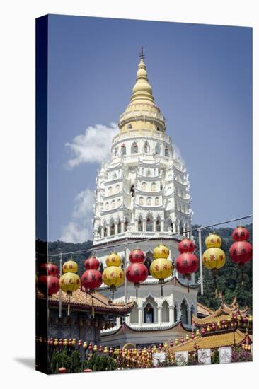 Kek Lok Si Temple During Chinese New Year Period, Penang, Malaysia, Southeast Asia, Asia-Andrew Taylor-Stretched Canvas