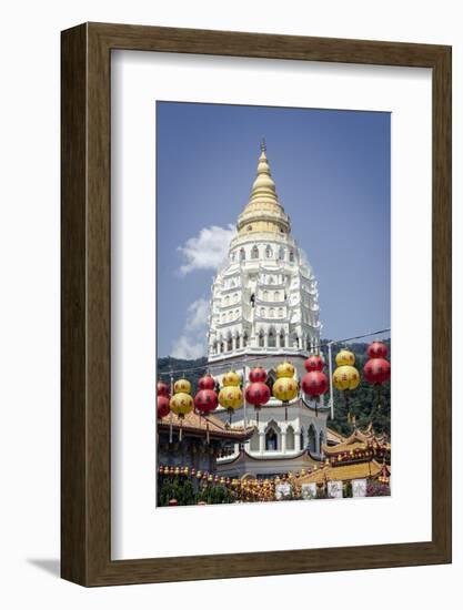 Kek Lok Si Temple During Chinese New Year Period, Penang, Malaysia, Southeast Asia, Asia-Andrew Taylor-Framed Photographic Print