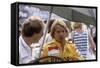 Keke Rosberg at the British Grand Prix, Brands Hatch, Kent, 1982-null-Framed Stretched Canvas