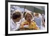 Keke Rosberg at the British Grand Prix, Brands Hatch, Kent, 1982-null-Framed Photographic Print