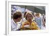 Keke Rosberg at the British Grand Prix, Brands Hatch, Kent, 1982-null-Framed Photographic Print