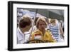 Keke Rosberg at the British Grand Prix, Brands Hatch, Kent, 1982-null-Framed Photographic Print