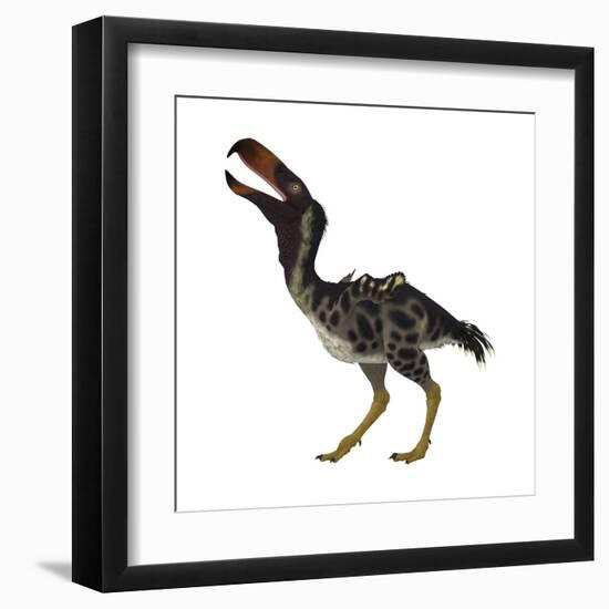 Kelenken Is an Extinct Genus of Giant Flightless Predatory Birds-null-Framed Art Print