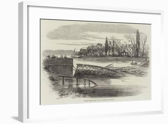 Kelham Bridge, Near Newark, Destroyed by the Ice-null-Framed Giclee Print