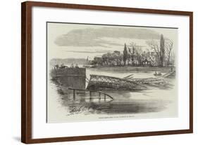 Kelham Bridge, Near Newark, Destroyed by the Ice-null-Framed Giclee Print