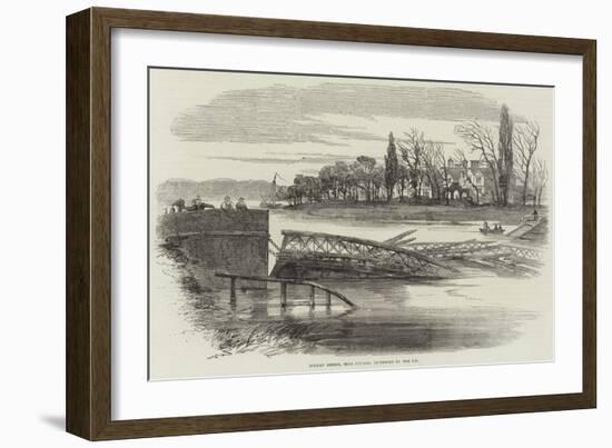 Kelham Bridge, Near Newark, Destroyed by the Ice-null-Framed Giclee Print