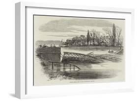 Kelham Bridge, Near Newark, Destroyed by the Ice-null-Framed Giclee Print