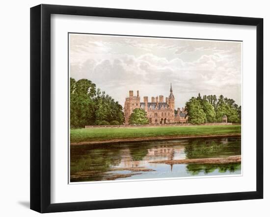 Kelham Hall, Nottinghamshire, Home of the Manners-Sutton Family, C1880-Benjamin Fawcett-Framed Giclee Print