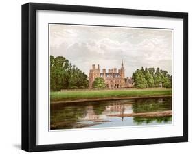 Kelham Hall, Nottinghamshire, Home of the Manners-Sutton Family, C1880-Benjamin Fawcett-Framed Giclee Print