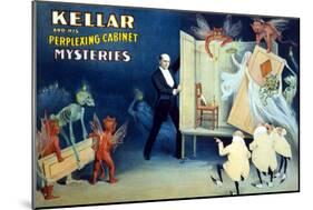 Kellar and His Perplexing Cabinet Mysteries-null-Mounted Art Print