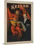 Kellar Devil and Demons with Magic Book Poster-Lantern Press-Mounted Art Print