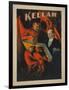 Kellar Devil and Demons with Magic Book Poster-Lantern Press-Framed Art Print