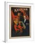 Kellar Devil and Demons with Magic Book Poster-Lantern Press-Framed Art Print