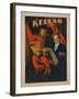 Kellar Devil and Demons with Magic Book Poster-Lantern Press-Framed Art Print