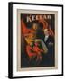 Kellar Devil and Demons with Magic Book Poster-Lantern Press-Framed Art Print