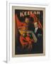 Kellar Devil and Demons with Magic Book Poster-Lantern Press-Framed Art Print